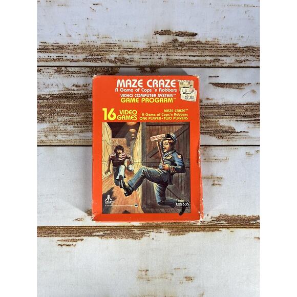 New Atari 2600 Maze Craze CIB Complete in Box - CX2635 - Picture 1 of 2
